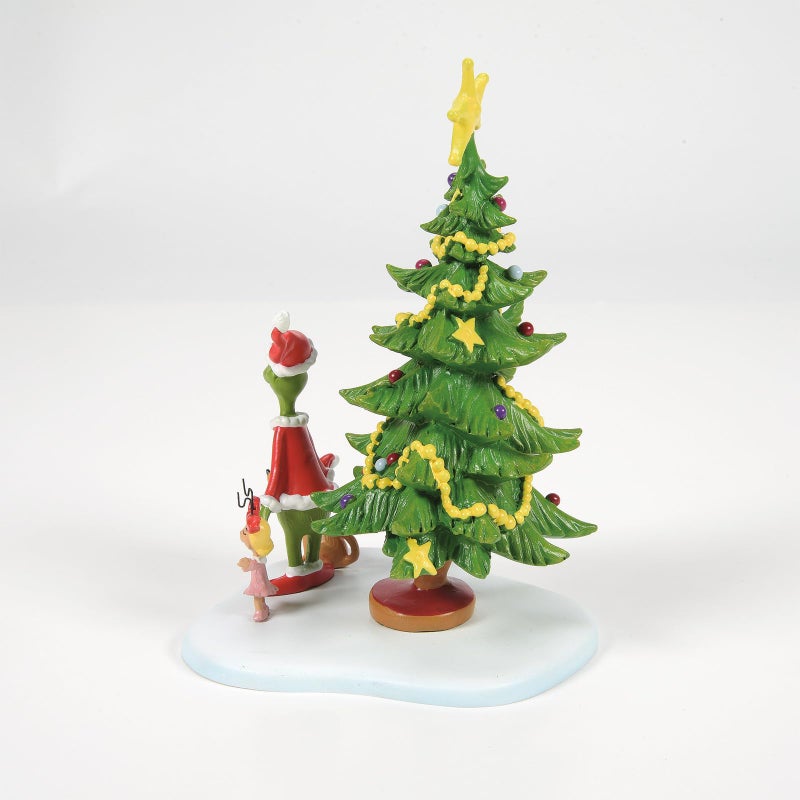 Department 56 Dr. Seuss Grinch Village Accessories Welcome Christmas Day Grinch Figurine, Stone Resin Hand Crafted Collectible Christmas Figurines Home Decor Sculpture Statue, 5.625 Inch, Multicolor - Image 5
